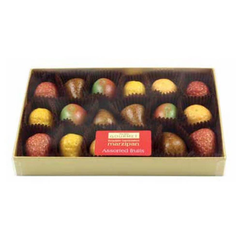 Bon Bon's Gourmet Marzipan Assorted Fruits Large Gift Box 260g